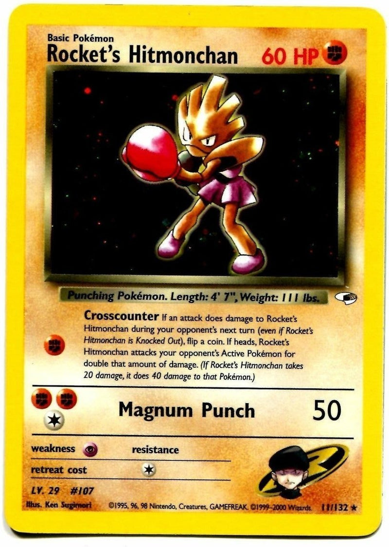 Rocket's Hitmonchan (11/132) [Gym Heroes Unlimited] 