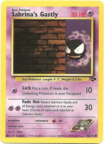 Sabrina's Gastly (96/132) [Gym Challenge Unlimited] 