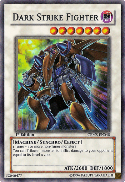 Dark Strike Fighter [CRMS-EN040] Super Rare 