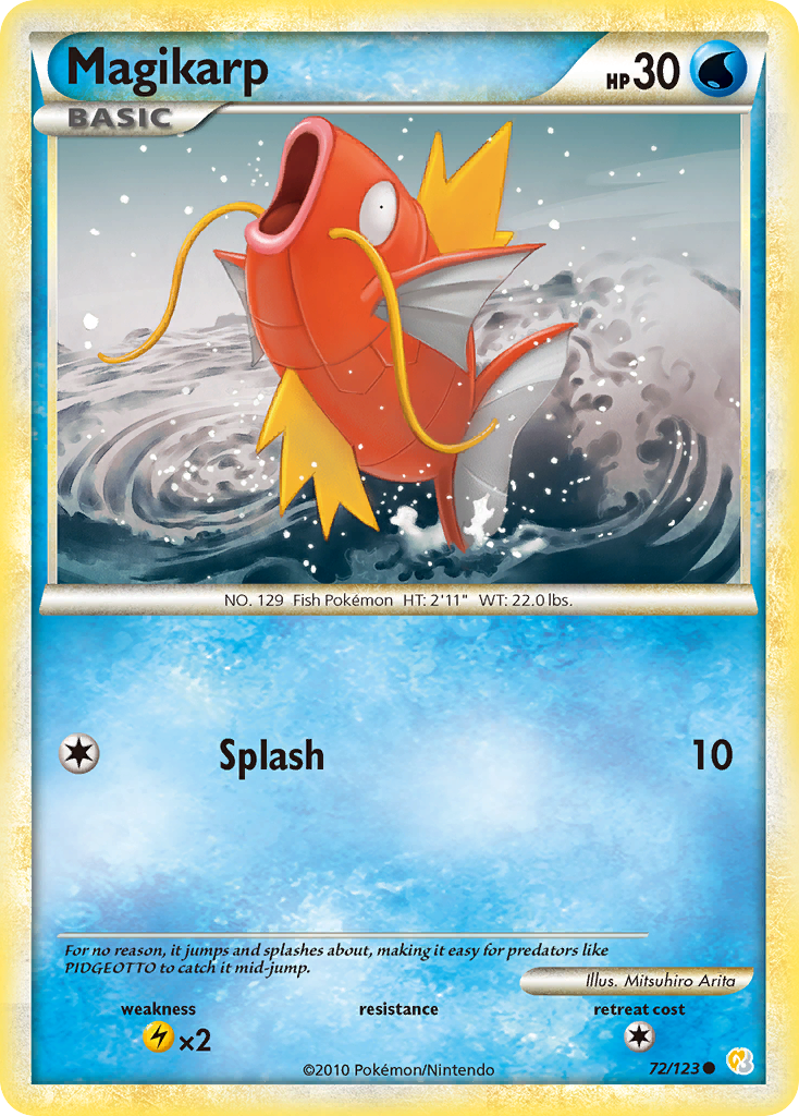 Magikarp (72/123) [HeartGold &amp; SoulSilver: Base Set] 