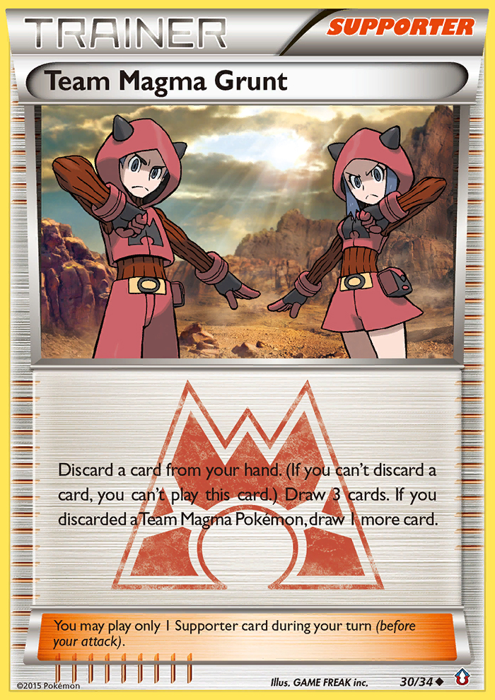 Team Magma Grunt (30/34) [XY: Double Crisis] 