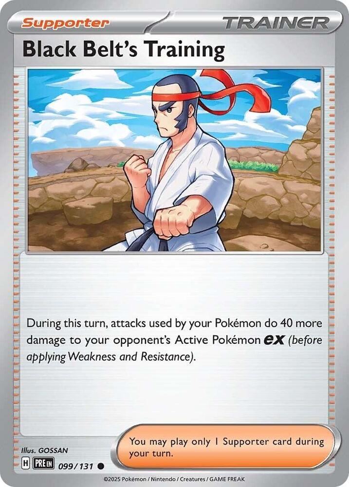 Black Belt's Training (099/131) [Scarlet &amp; Violet: Prismatic Evolutions] 