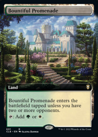 Bountiful Promenade (Extended Art) [Commander Legends: Battle for Baldur's Gate] 