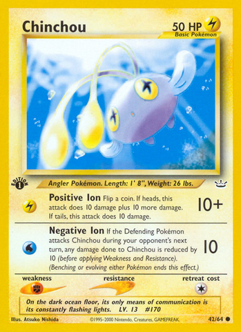 Chinchou (42/64) [Neo Revelation 1st Edition] 