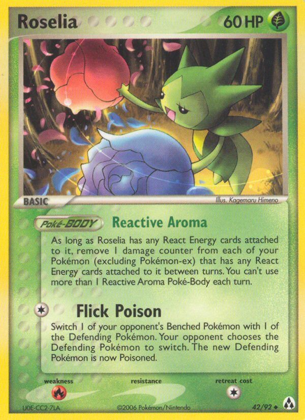Roselia (42/92) [EX: Legend Maker] 