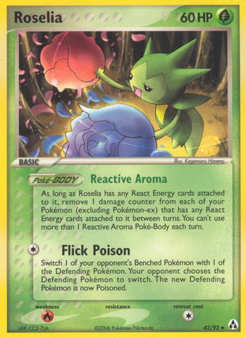 Roselia (42/92) [EX: Legend Maker] 