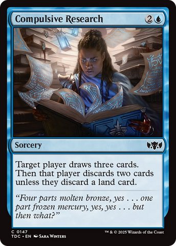 Compulsive Research [Tarkir: Dragonstorm Commander] 