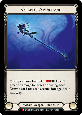Kraken's Aethervein [EVR121] (Everfest) 1st Edition Cold Foil 