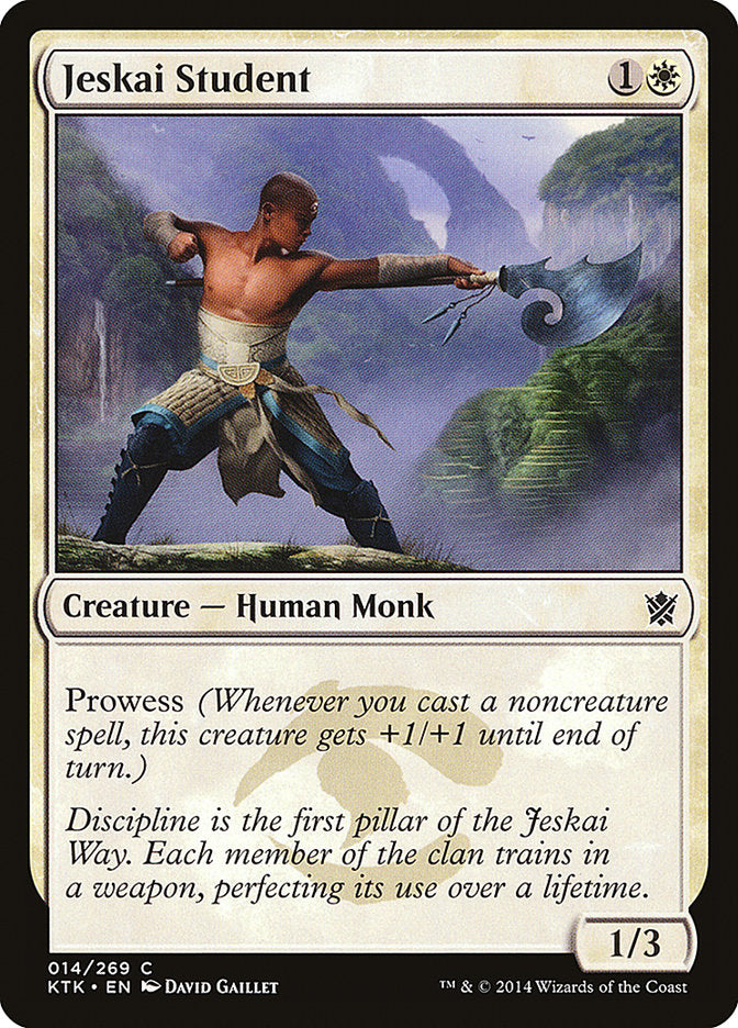Jeskai Student [Khans of Tarkir] 