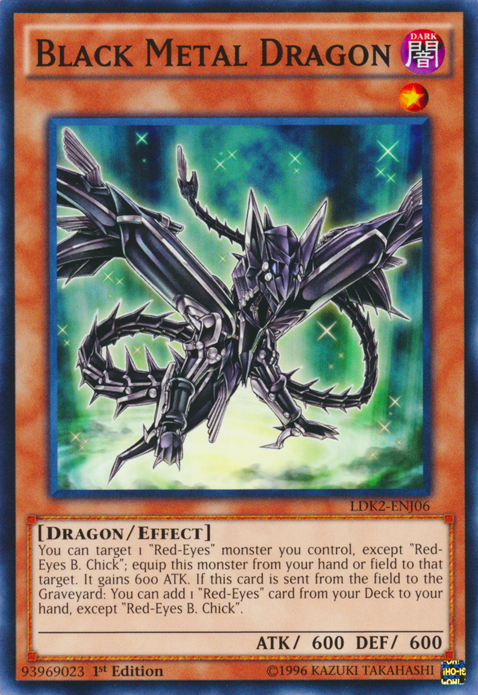 Black Metal Dragon [LDK2-ENJ06] Common 