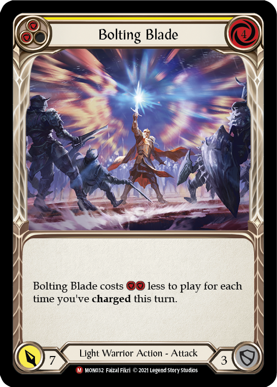 Bolting Blade [MON032-RF] (Monarch) 1st Edition Rainbow Foil 