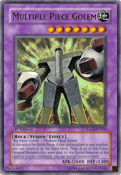 Multiple Piece Golem [TDGS-EN038] Ultra Rare 