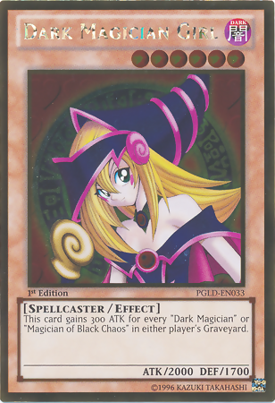 Dark Magician Girl [PGLD-EN033] Gold Rare 