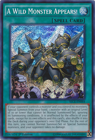 A Wild Monster Appears! [SECE-EN064] Secret Rare 