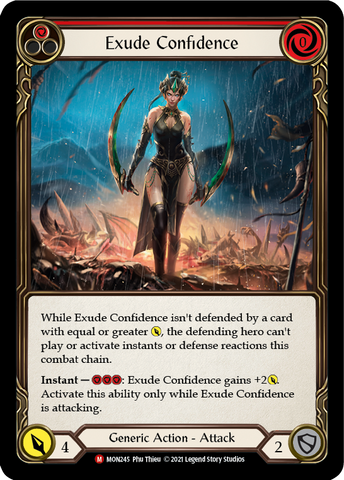 Exude Confidence [MON245-RF] (Monarch) 1st Edition Rainbow Foil 