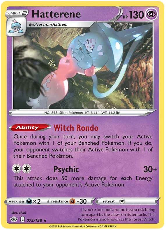 Hatterene (073/198) [Sword &amp; Shield: Chilling Reign] 