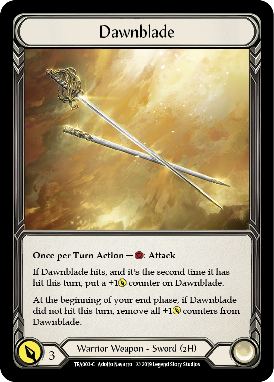 Dawnblade [TEA003-C] (Dorinthea Hero Deck) 1st Edition Normal 