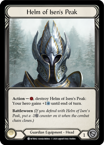 Helm of Isen's Peak [U-WTR042] (Welcome to Rathe Unlimited) Unlimited Rainbow Foil 