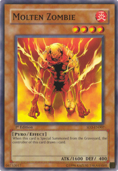 Molten Zombie [SD3-EN007] Common 