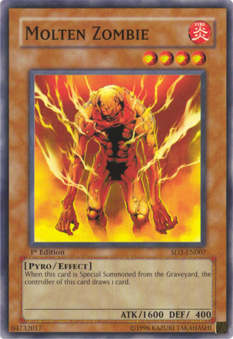 Molten Zombie [SD3-EN007] Common 