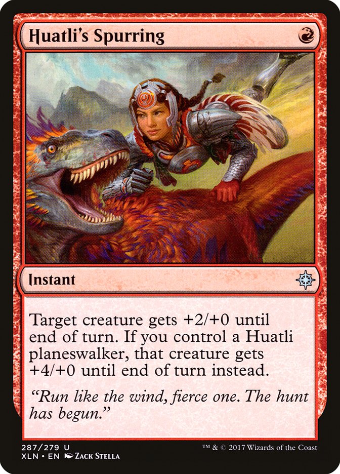 Huatli's Spurring [Ixalan] 
