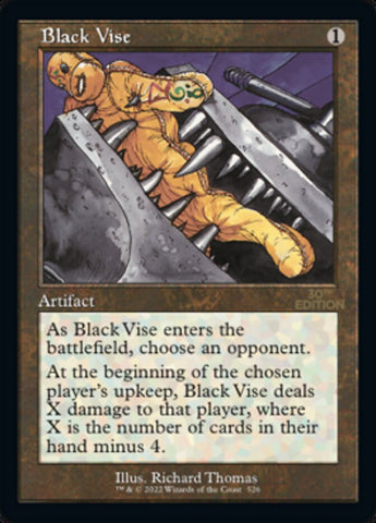 Black Vise (Retro) [30th Anniversary Edition] 