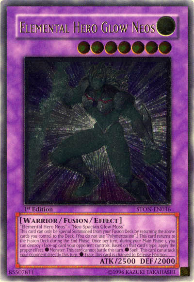 Elemental Hero Glow Neos [STON-EN036] Ultimate Rare 