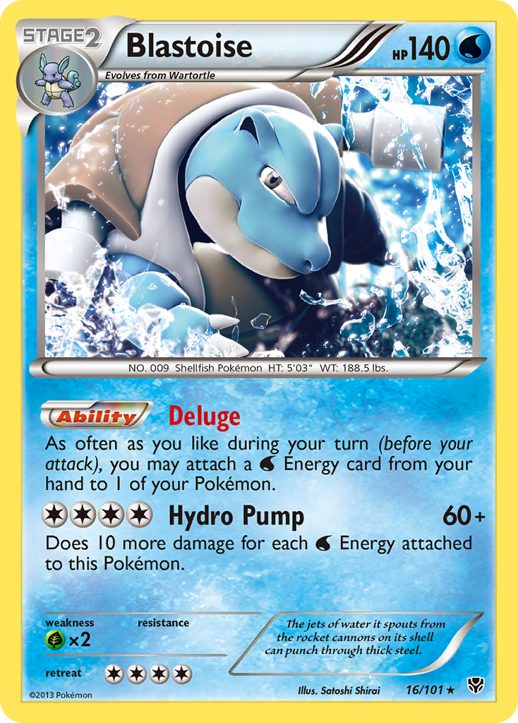 Blastoise (16/101) [Black &amp; White: Plasma Blast] 