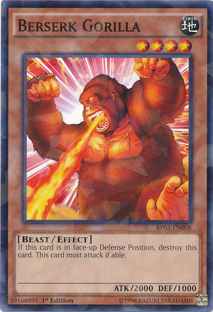 Berserk Gorilla [BP03-EN008] Shatterfoil Rare 