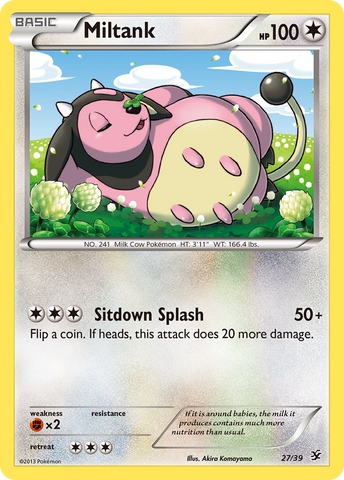 Miltank (27/39) [XY: Kalos Starter Set] 