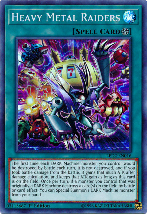 Heavy Metal Raiders [LED2-EN016] Super Rare 