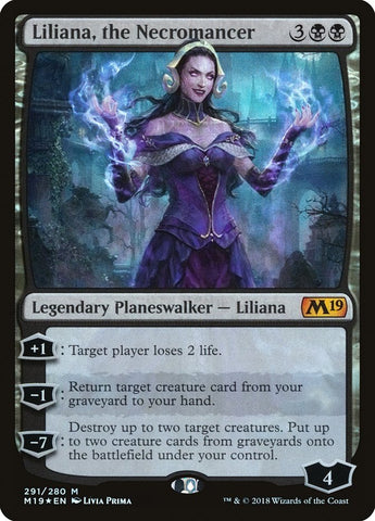 Liliana, the Necromancer [Core Set 2019] 