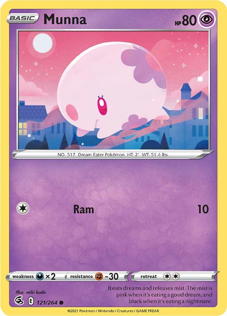 Munna (121/264) [Sword &amp; Shield: Fusion Strike] 