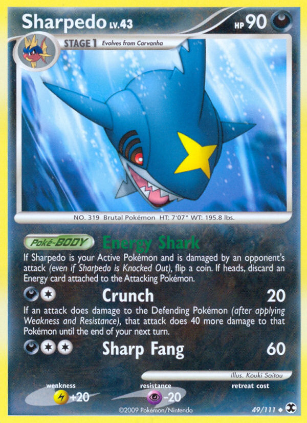 Sharpedo (49/111) [Platinum: Rising Rivals] 