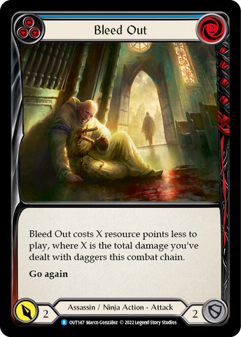 Bleed Out (Blue) [OUT147] (Outsiders) 