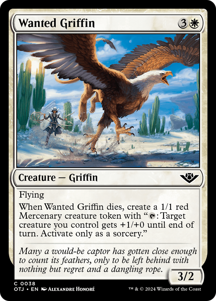 Wanted Griffin [Outlaws of Thunder Junction] 