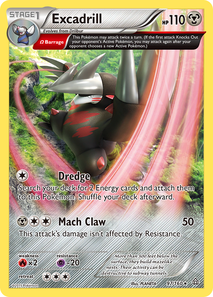 Excadrill (97/160) [XY: Primal Clash] 
