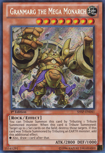 Granmarg the Mega Monarch [SHSP-EN041] Secret Rare 