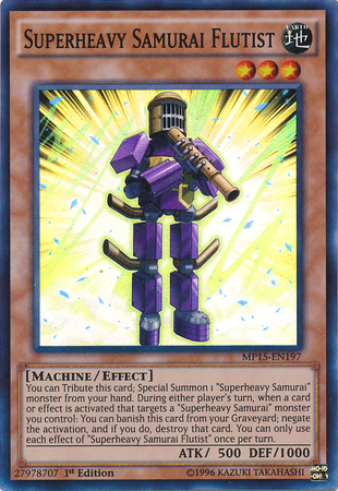 Superheavy Samurai Flutist [MP15-EN197] Super Rare 