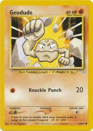 Geodude (44/64) [Neo Revelation Unlimited] 