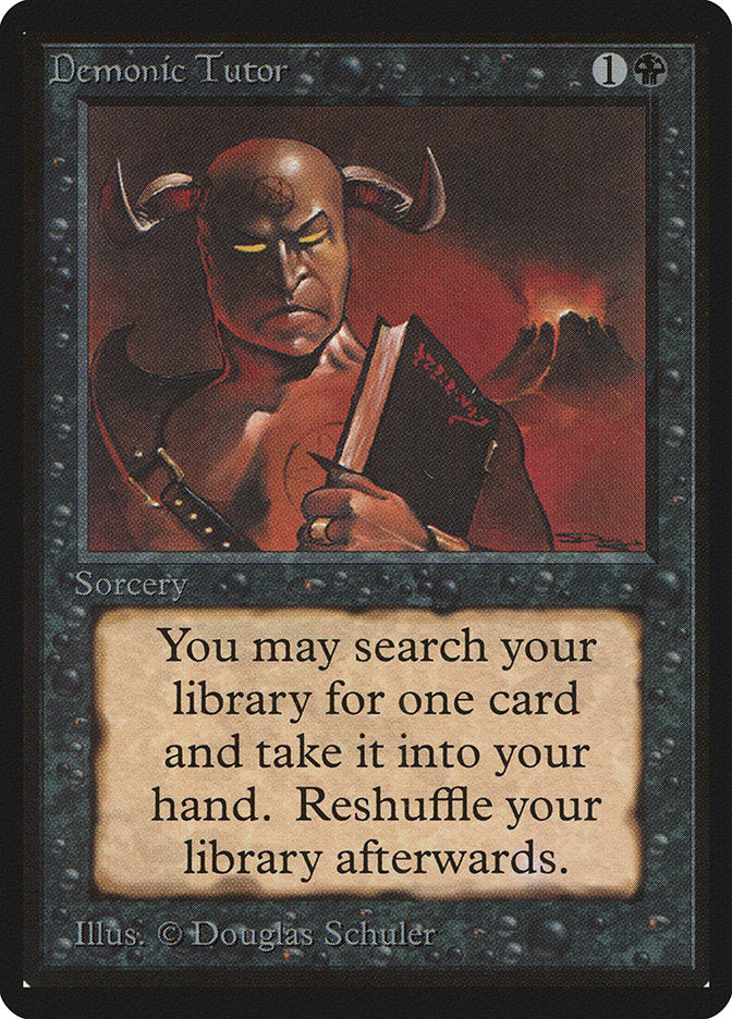 Demonic Tutor [Beta Edition] 