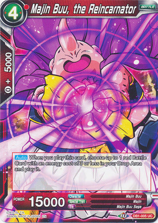 Majin Buu, the Reincarnator (DB1-005) [Dragon Brawl] 