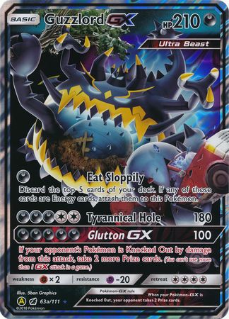 Guzzlord GX (63a/111) (Jumbo Card) [Sun &amp; Moon: Crimson Invasion] 
