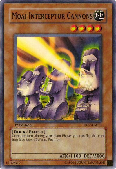 Moai Interceptor Cannons [SD7-EN011] Common 