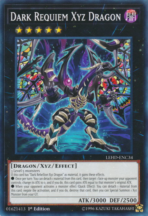 Dark Requiem Xyz Dragon [LEHD-ENC34] Common 