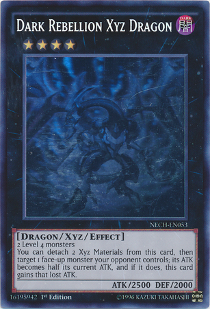 Dark Rebellion Xyz Dragon [NECH-EN053] Ghost Rare 