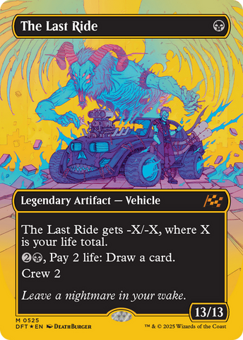 The Last Ride (Borderless) (First-Place Foil) [Aetherdrift] 