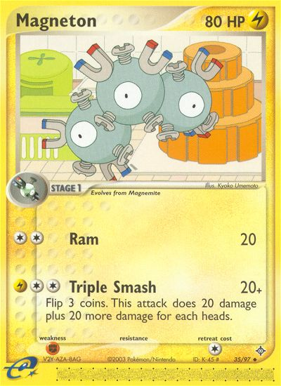 Magneton (35/97) [EX: Dragon] 