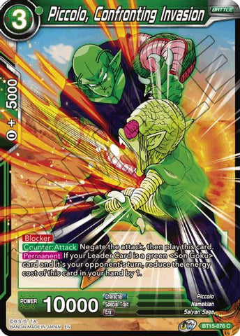 Piccolo, Confronting Invasion (BT15-076) [Saiyan Showdown] 