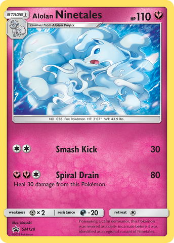 Alolan Ninetales (SM128) [Sun &amp; Moon: Black Star Promos] 
